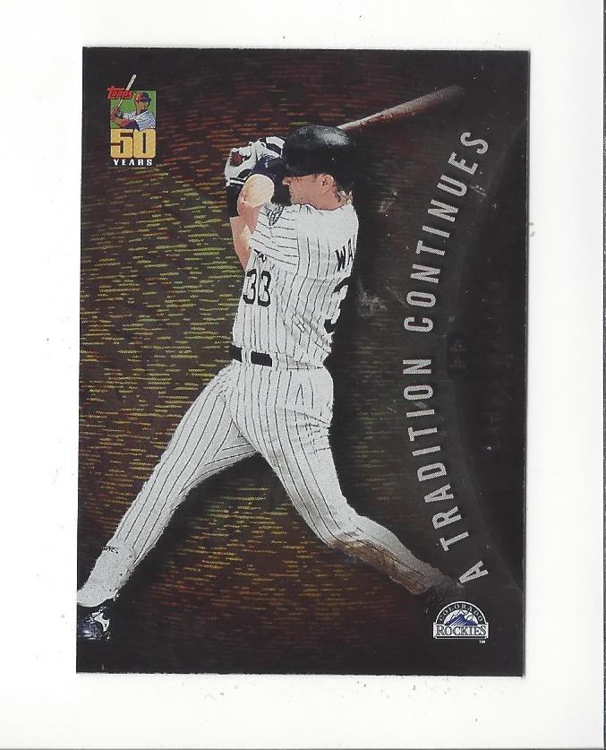 2001 Topps A Tradition Continues #TRC19 Larry Walker