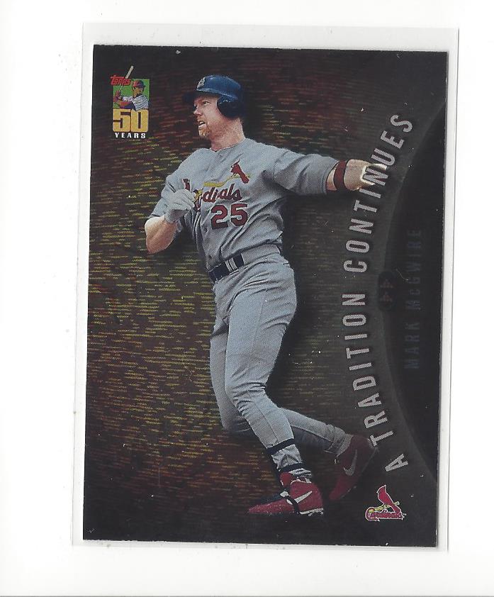 2001 Topps A Tradition Continues #TRC20 Mark McGwire