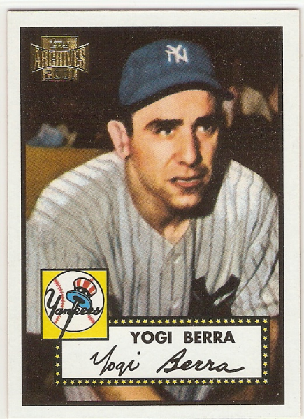 2001 Topps Archives #2 Yogi Berra 52