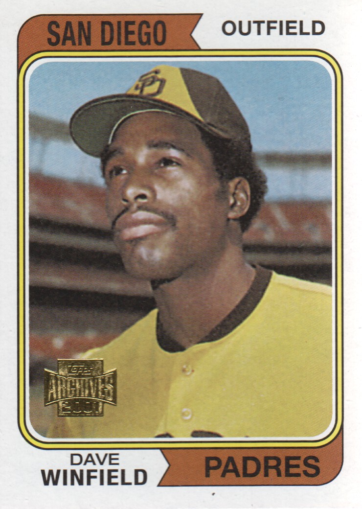 2001 Topps Archives #73 Dave Winfield 74
