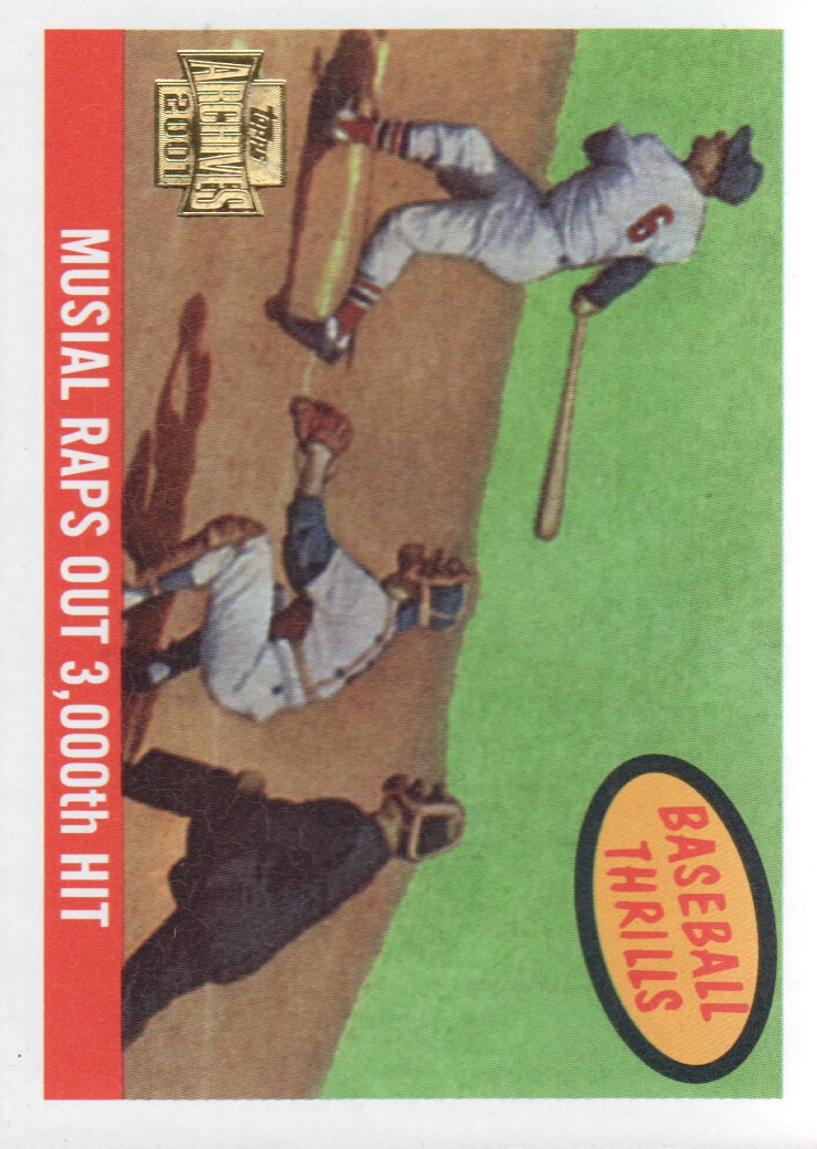 2001 Topps Archives #217 Stan Musial 59 Thrill