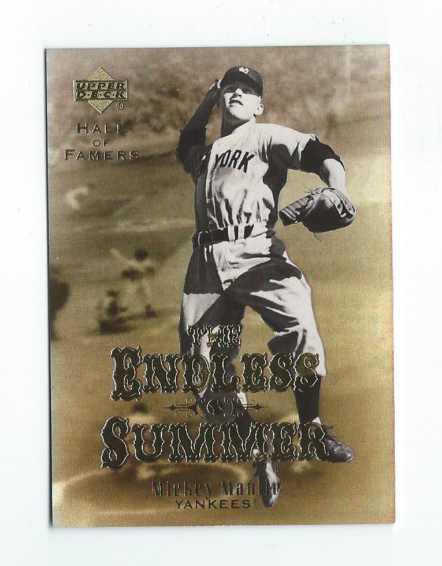 2001 Upper Deck Hall of Famers Endless Summer #ES1 Mickey Mantle