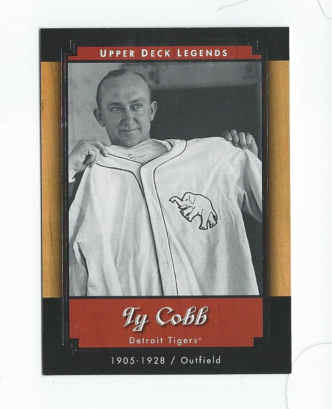 2001 Upper Deck Legends #31 Ty Cobb