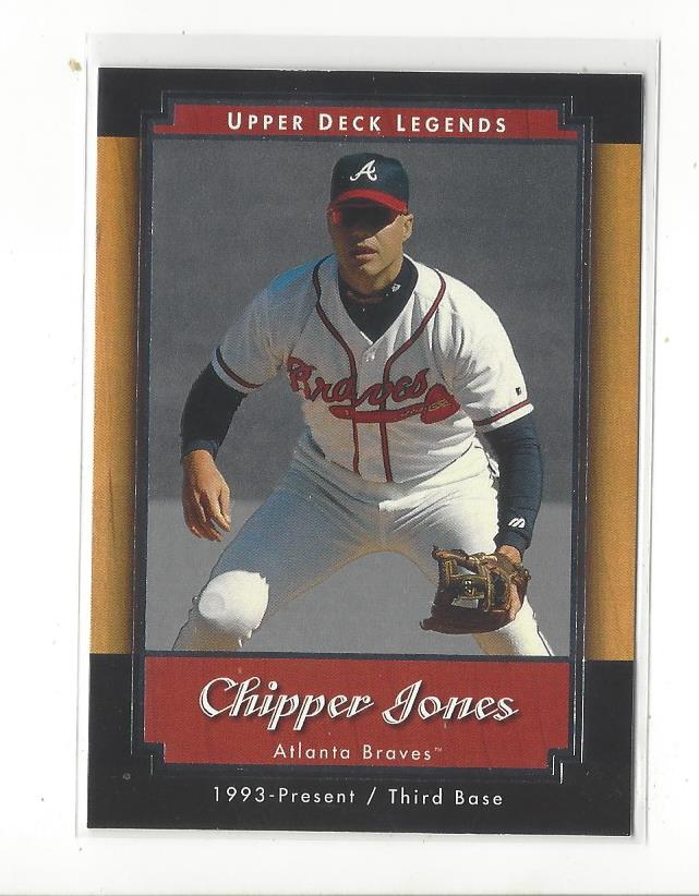 2001 Upper Deck Legends #50 Chipper Jones