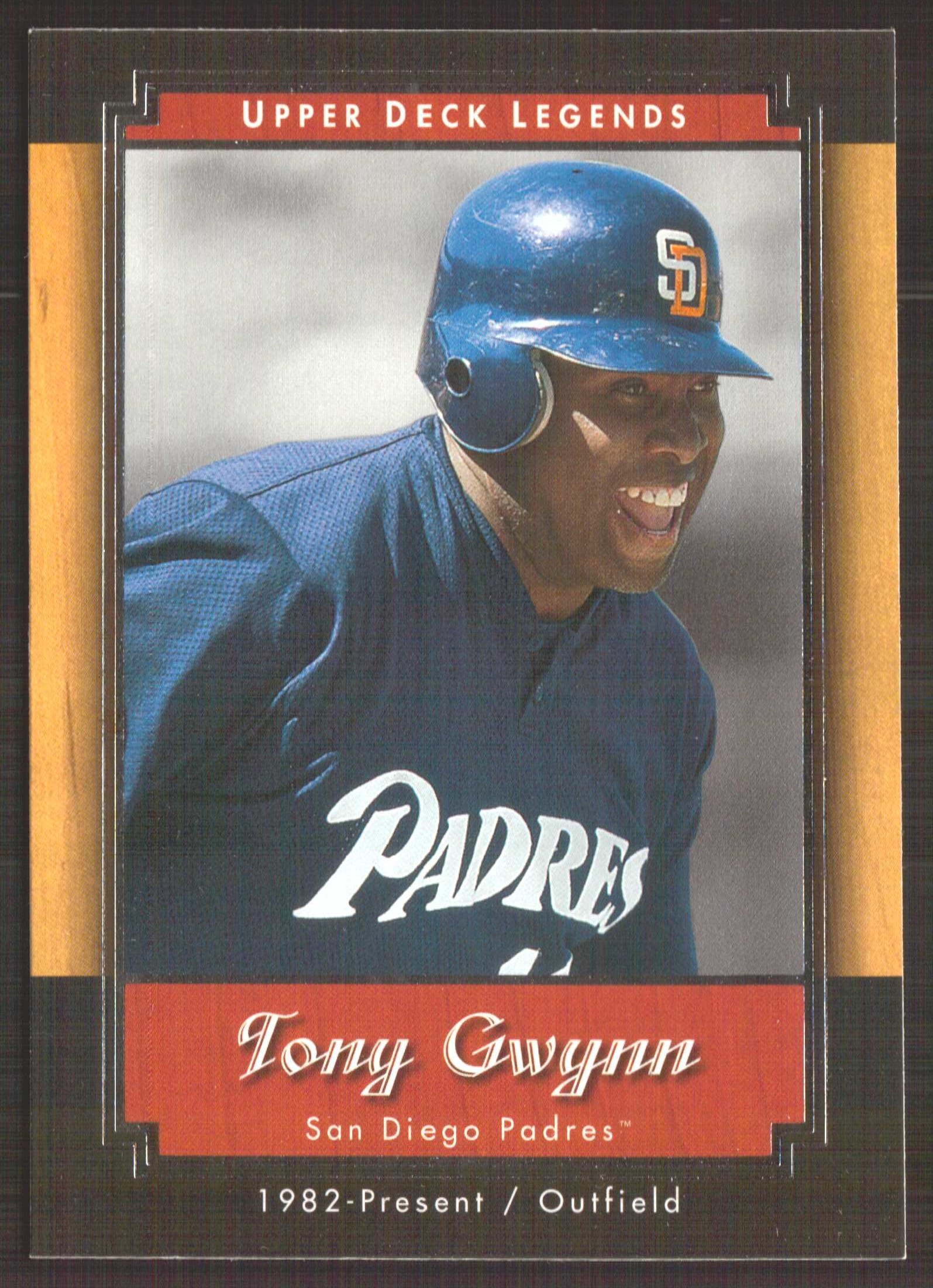 TONY GWYNN 2001 UPPER DECK OVATION #51 SAN DIEGO PADRES