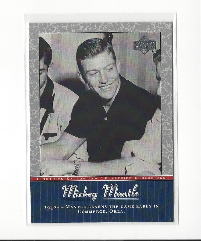 2001 UD Baseball Mickey Mantle Pinstripe Exclusives Insert Singles - You Choose - 第 3/66 張圖片