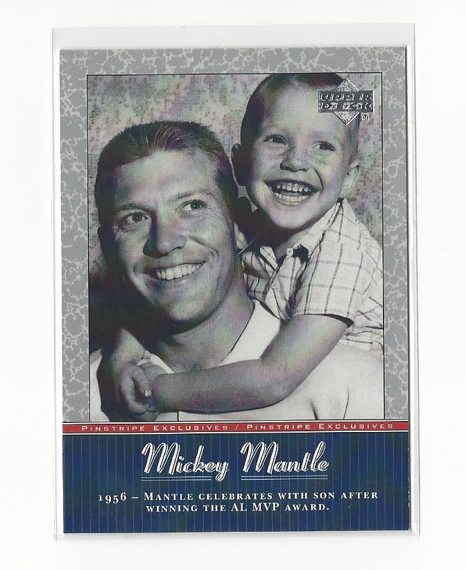 2001 UD Baseball Mickey Mantle Pinstripe Exclusives Insert Singles - You Choose - 第 24/66 張圖片