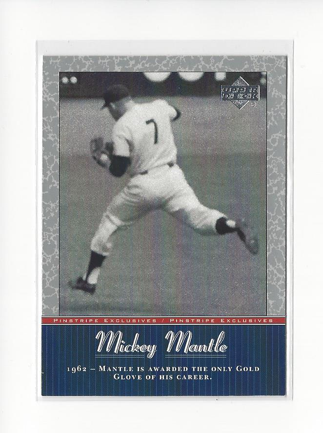 2001 UD Baseball Mickey Mantle Pinstripe Exclusives Insert Singles - You Choose - 第 47/66 張圖片