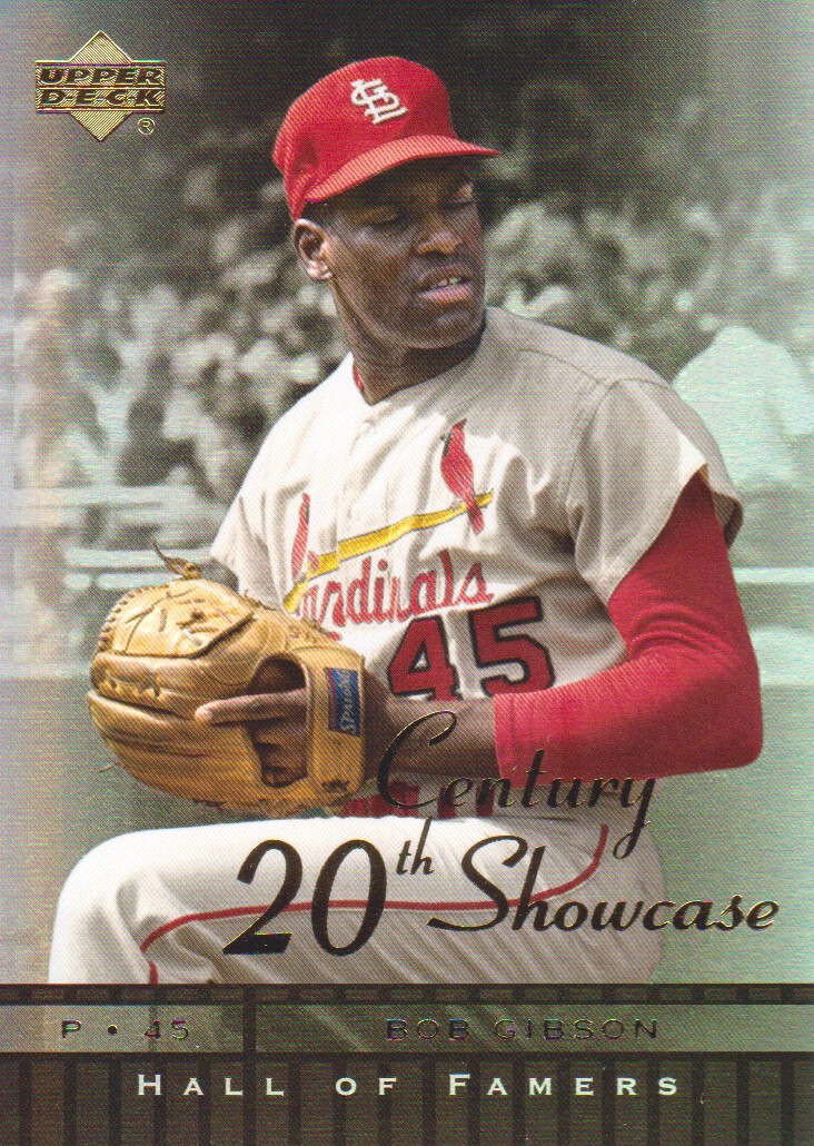 2001 Upper Deck Hall of Famers 20th Century Showcase #S8 Bob Gibson