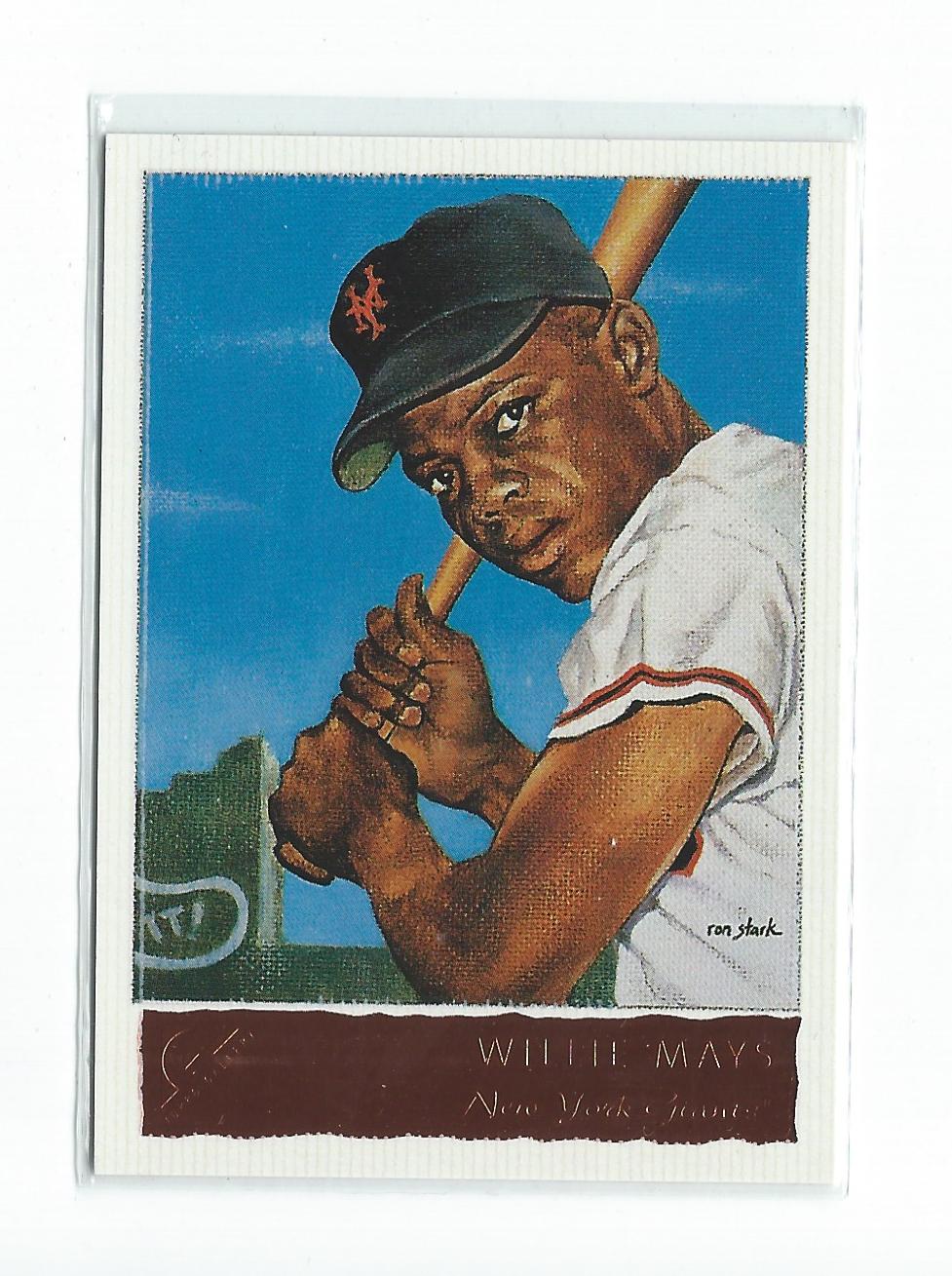 2001 Topps Gallery #50 Willie Mays HTA