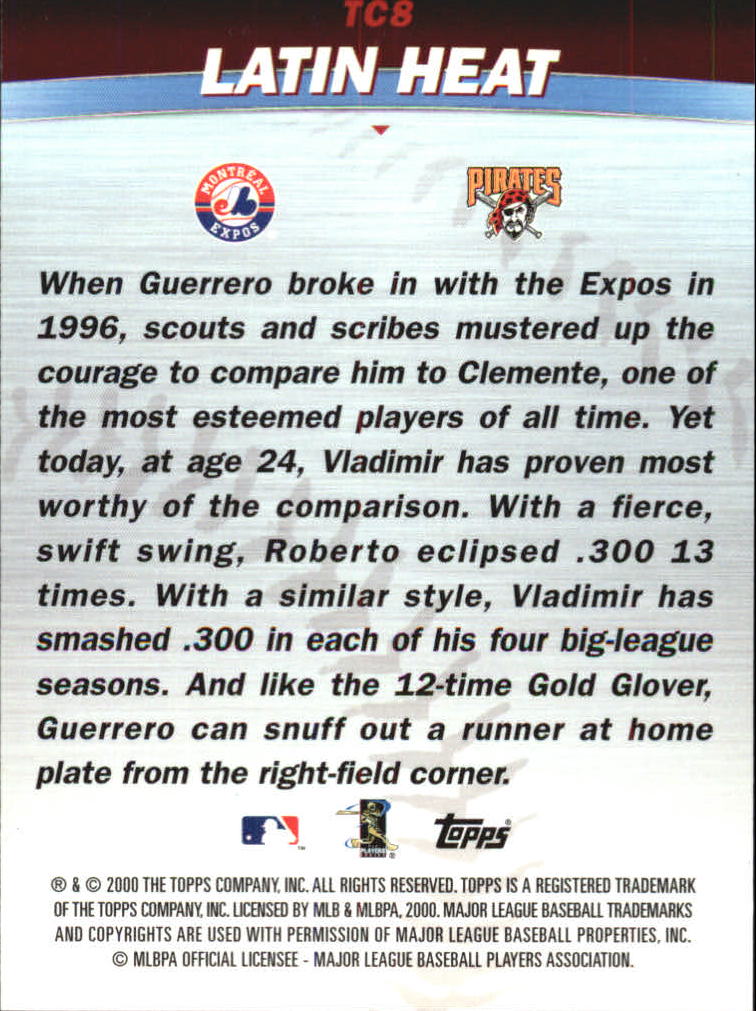 2001 Topps Combos #TC9 Home Run Royalty back image