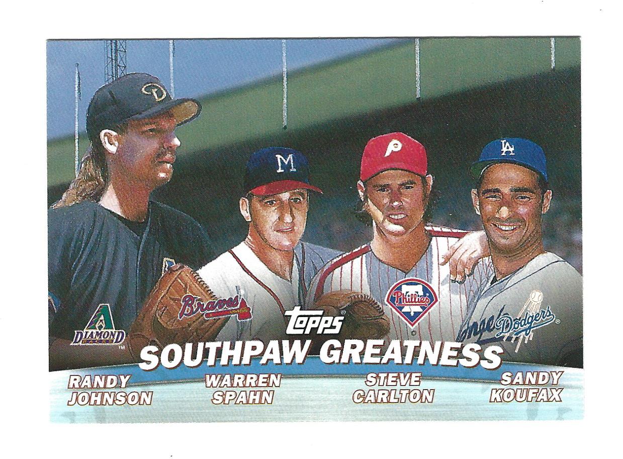 2001 Topps Combos #TC17 Southpaw Greatness