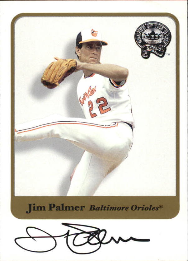 2001 Greats of the Game Autographs #64 Jim Palmer SP/600