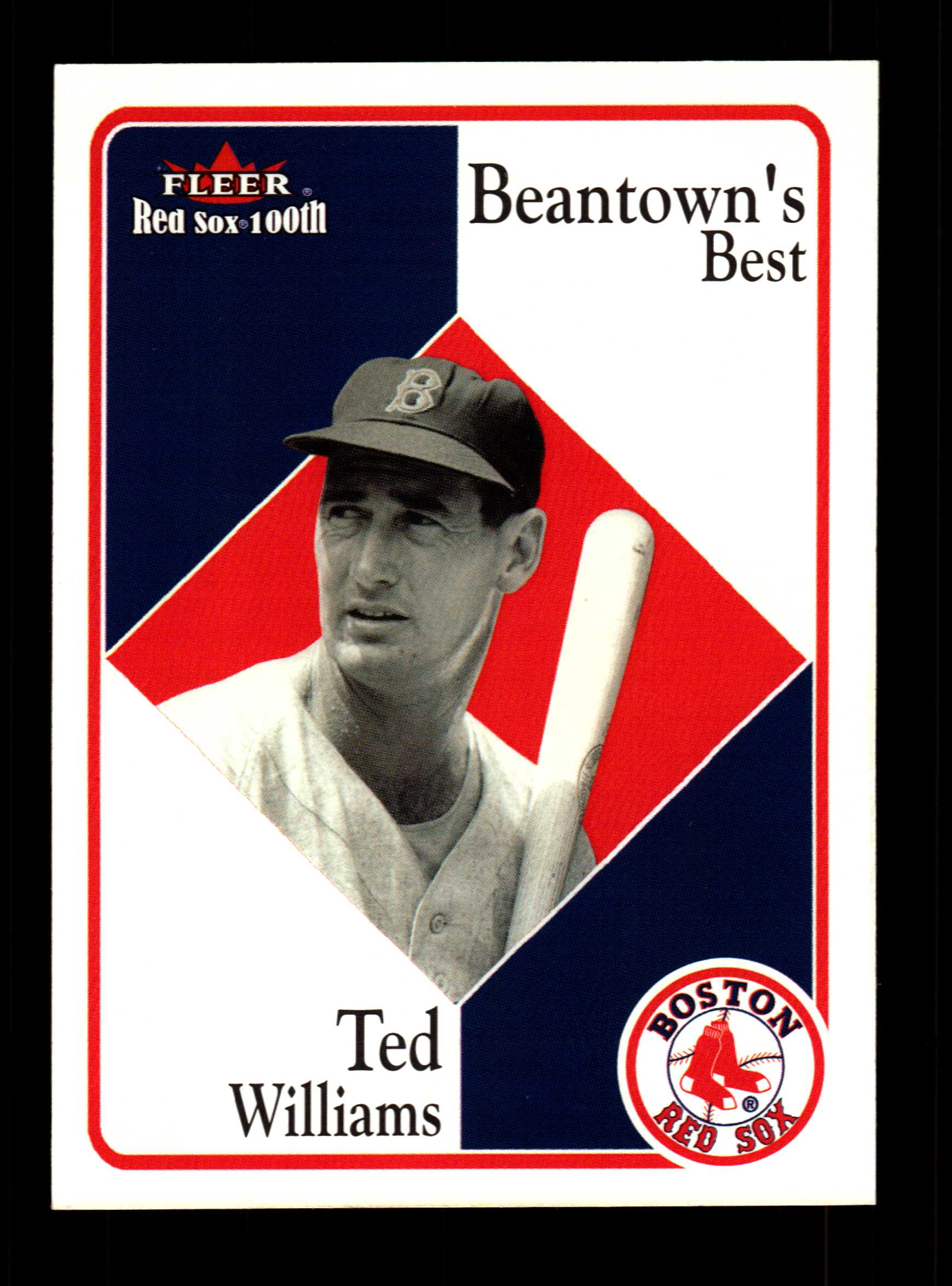 2001 Fleer Red Sox 100th #84 Ted Williams BB