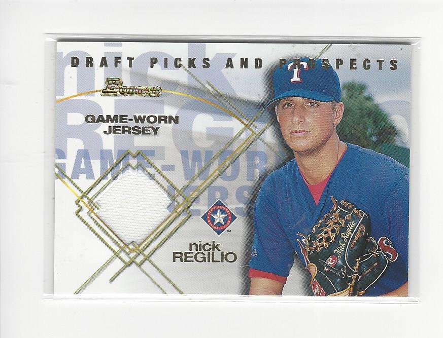 2001 Bowman Draft Relics #BDPRNR Nick Regilio