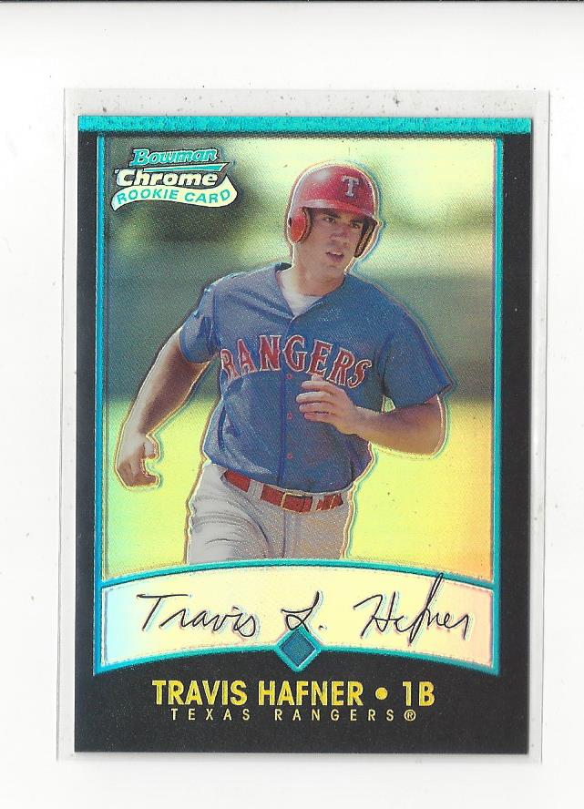 2001 Bowman Chrome #142 Travis Hafner RC