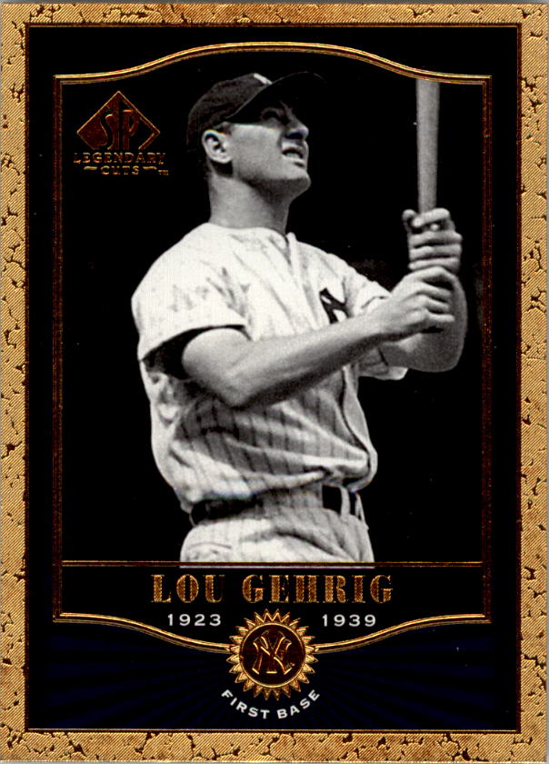 2001 SP Legendary Cuts #83 Lou Gehrig