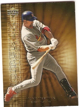 1998 Upper Deck Mark McGwire's Chase for 62 #25 Mark McGwire/50th homer  8/20/98 - NM-MT