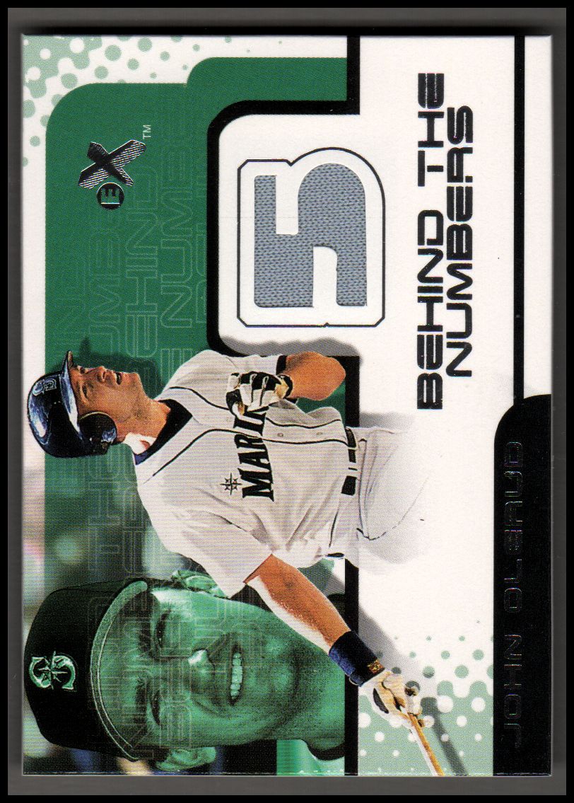 2001 E-X Behind the Numbers Game Jersey #BH38 John Olerud
