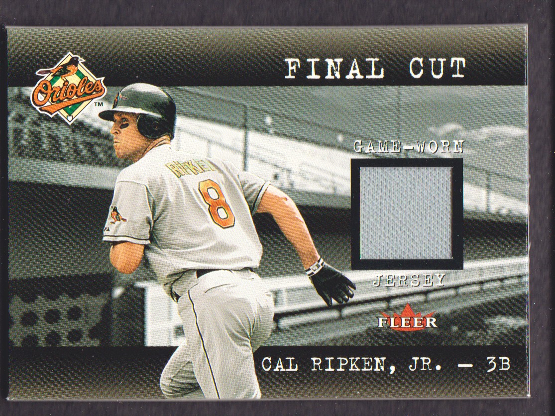 2001 Fleer Genuine Final Cut #19 Cal Ripken