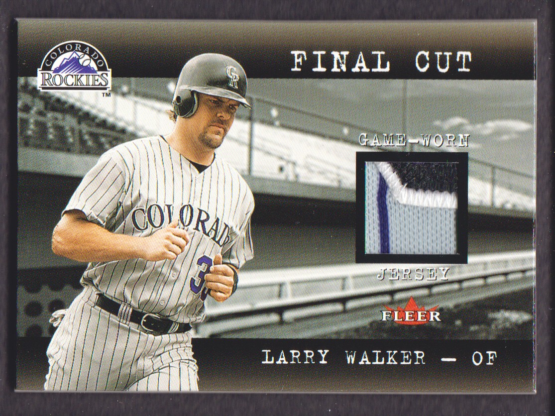 2001 Fleer Genuine Final Cut #26 Larry Walker