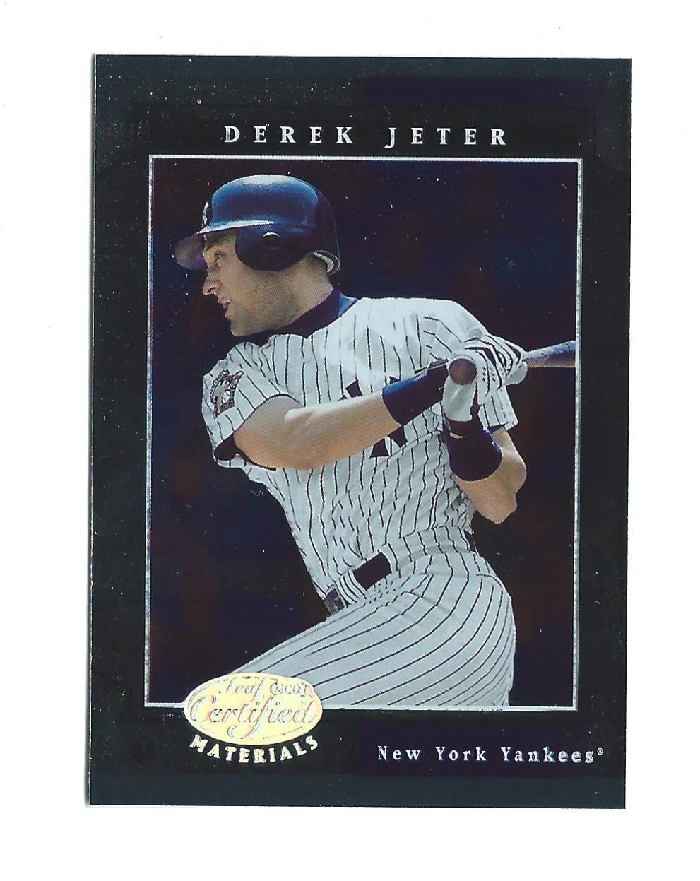 2001 Leaf Certified Materials #5 Derek Jeter