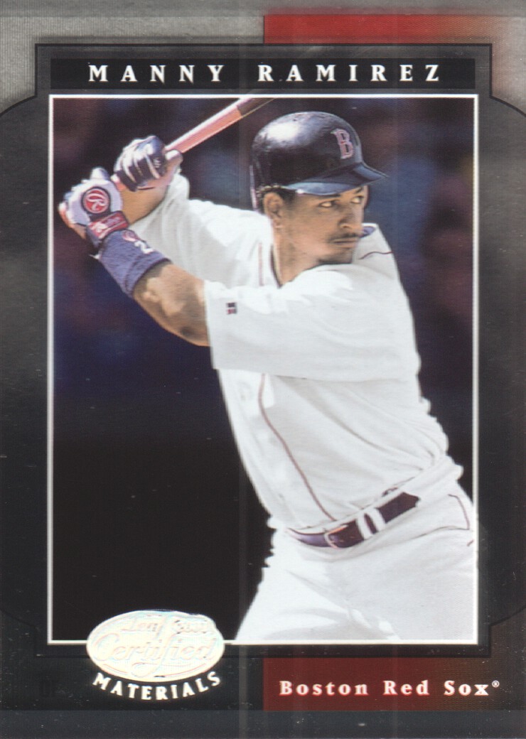 2001 Leaf Certified Materials #14 Manny Ramirez Sox