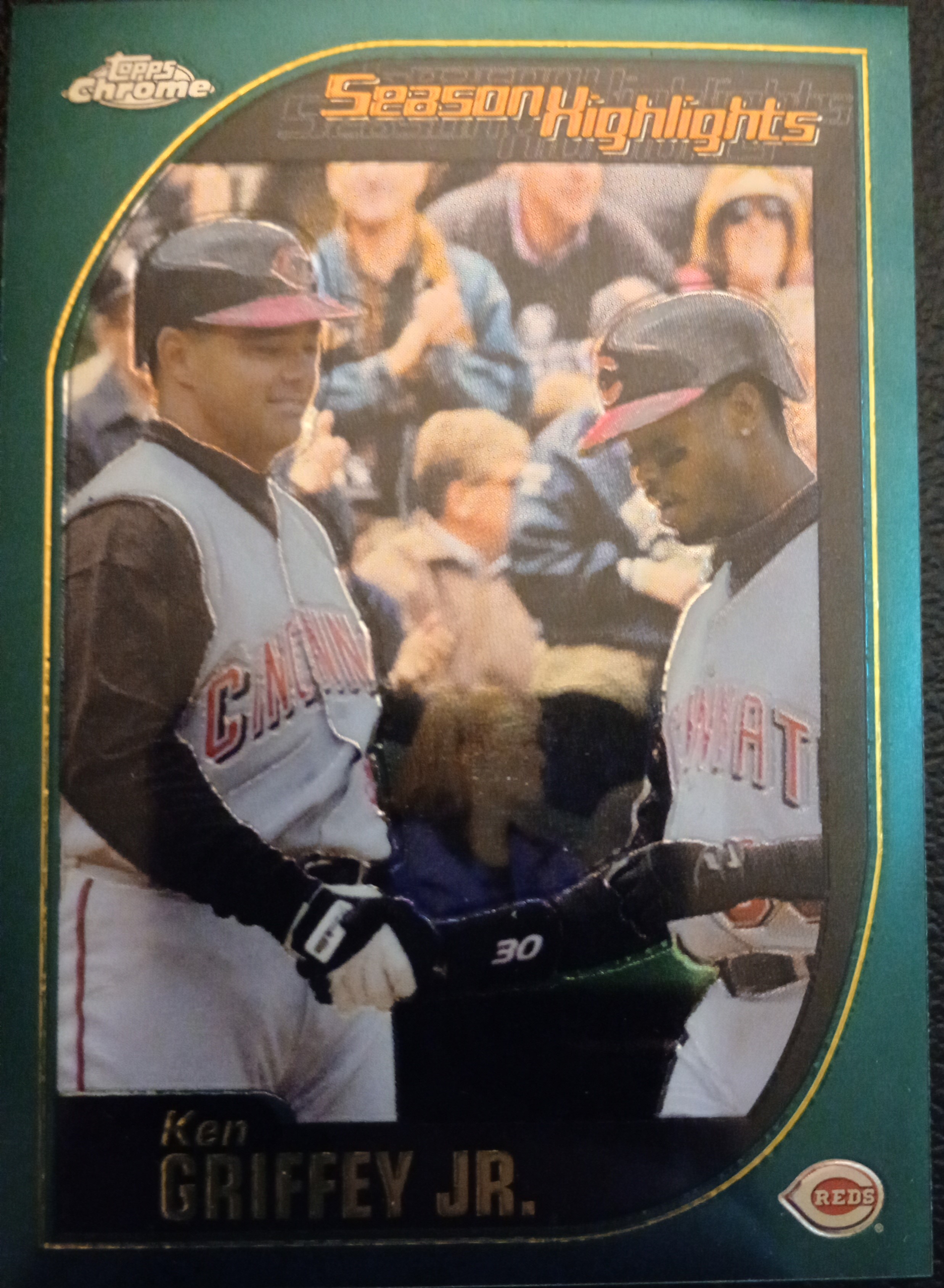 2001 Topps Chrome #314 Ken Griffey Jr. SH