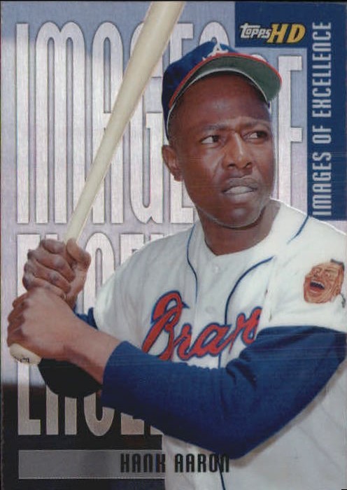 2001 Topps HD Images of Excellence Aluminum #IE4 Hank Aaron