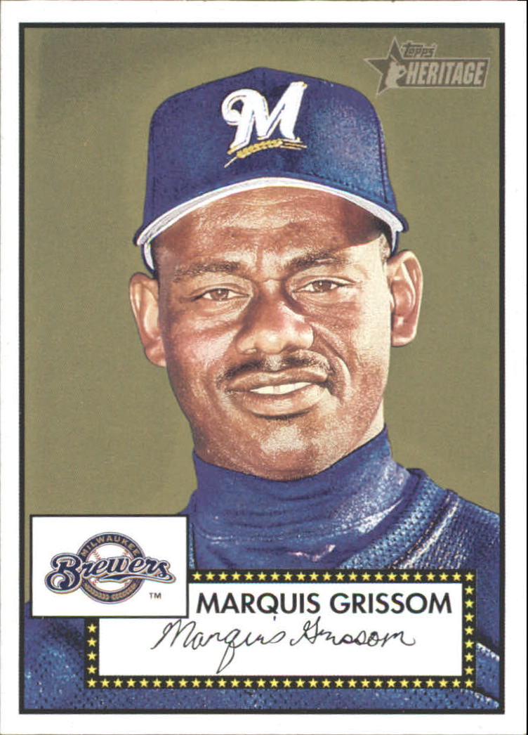 2001 Topps Heritage #59 Marquis Grissom Black