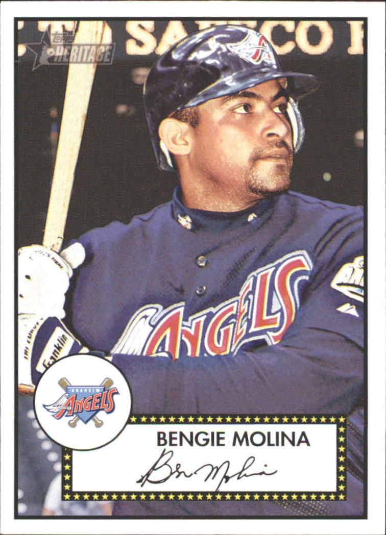 2001 Topps Heritage #61 Bengie Molina Black