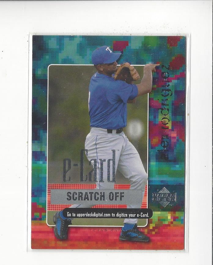 2001 Upper Deck e-Card #E7 Alex Rodriguez