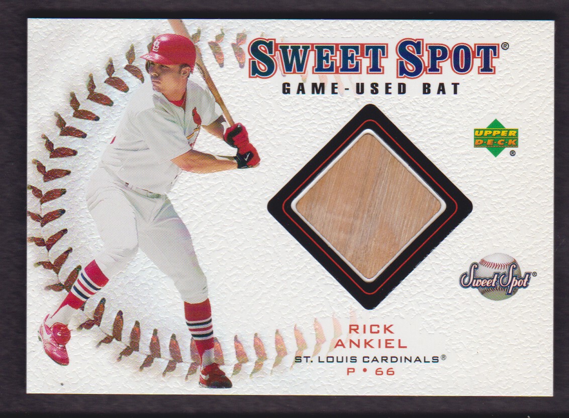 2001 Sweet Spot Game Bat #BRA Rick Ankiel