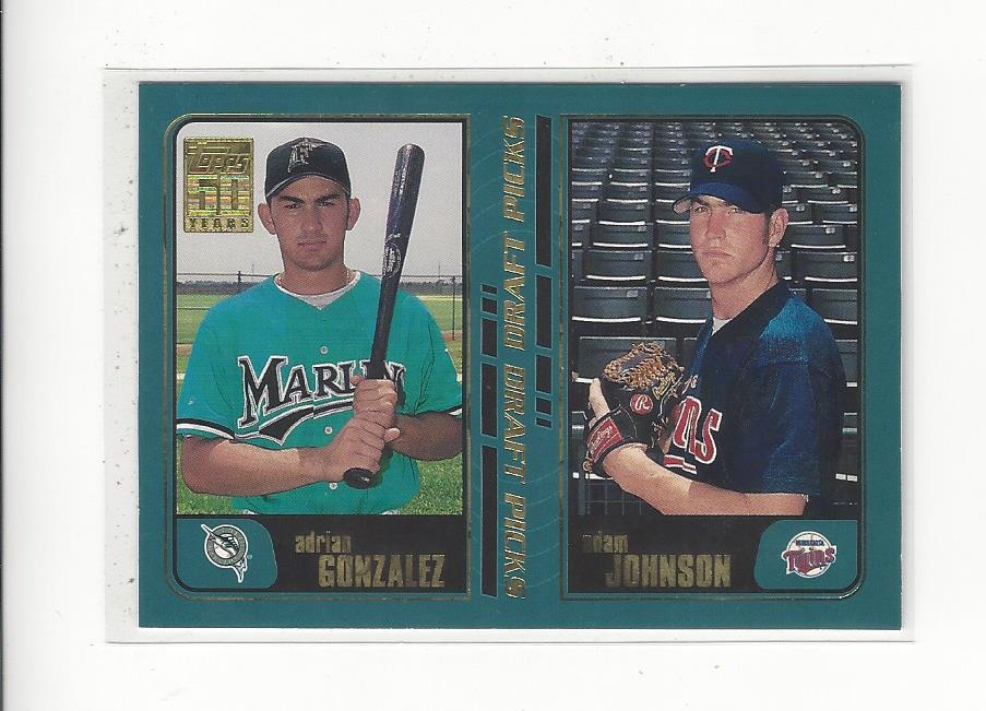 2001 Topps #352 A.Gonzalez/A.Johnson