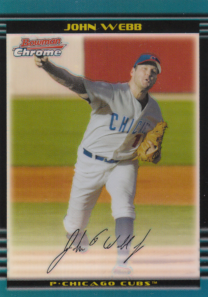 2002 Bowman Chrome Draft Refractors #104 John Webb