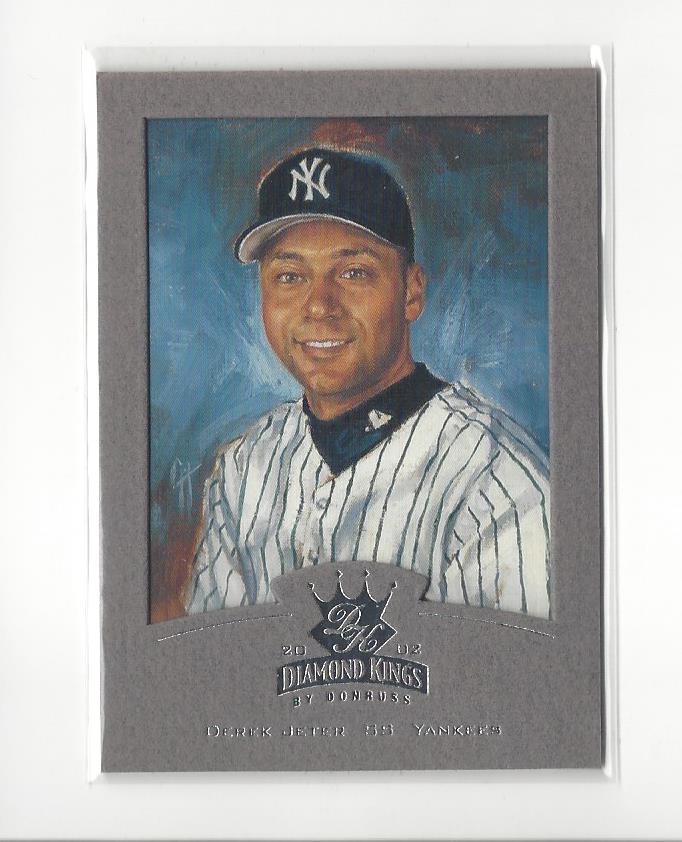 2002 Diamond Kings Silver Foil #60 Derek Jeter