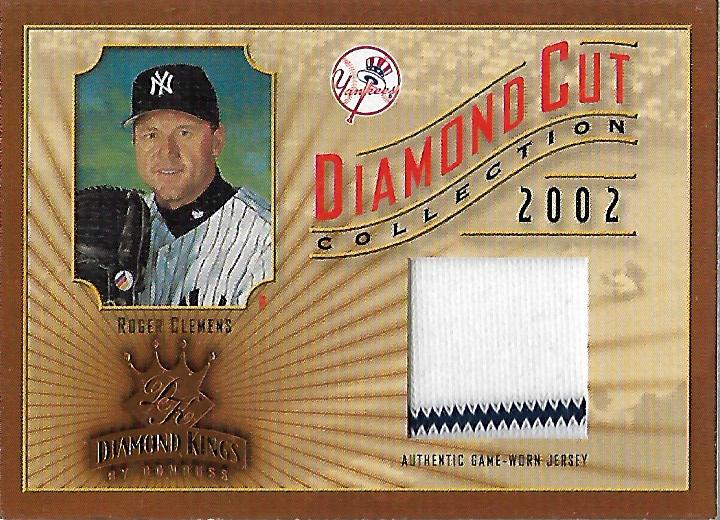 2002 Diamond Kings Diamond Cut Collection #DC47 Roger Clemens Jsy/400
