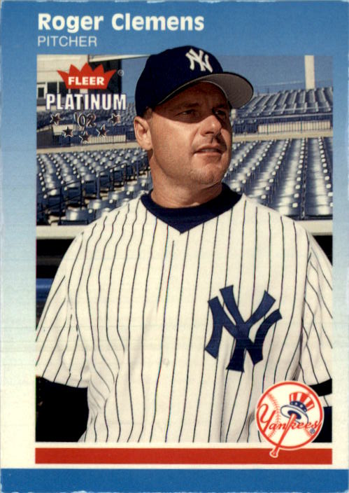 2002 Fleer Platinum Parallel #191 Roger Clemens