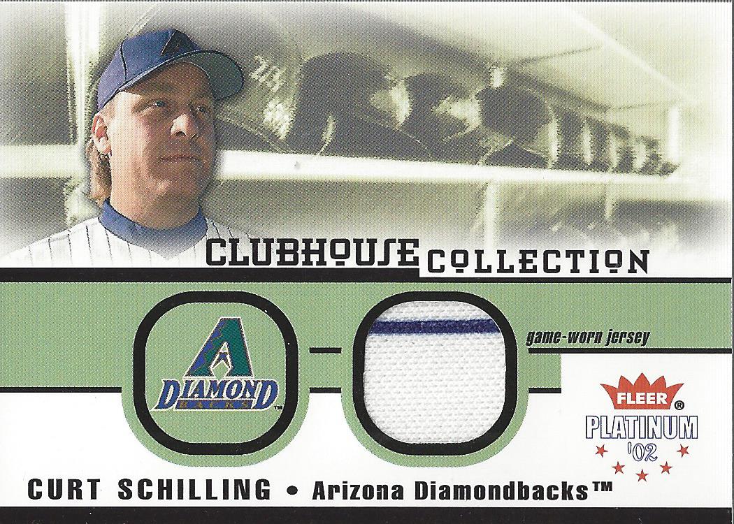 2002 Fleer Platinum Clubhouse Memorabilia #34 Curt Schilling Jsy/1000