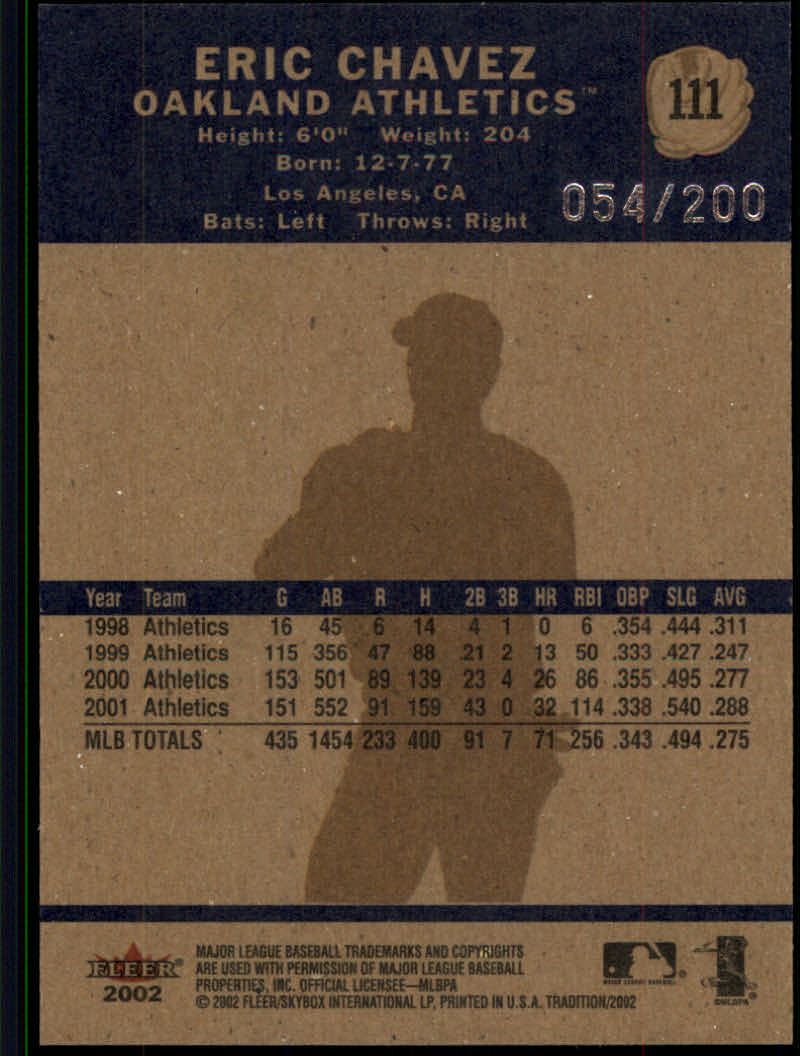 2002 Fleer Tradition Baseball "Glossy" Parallel Cards - Picture 7 of 9