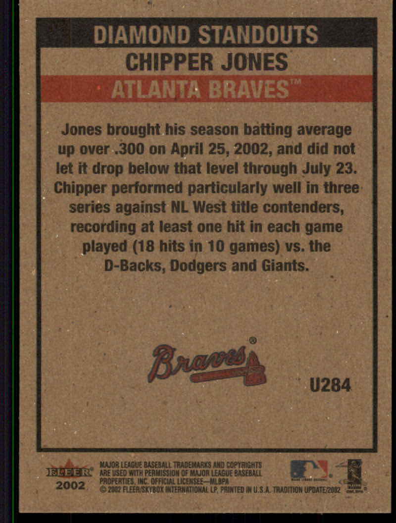 2002 Fleer Tradition Update Baseball "Main Set" Base Cards #U201 to #U400 - Picture 159 of 376