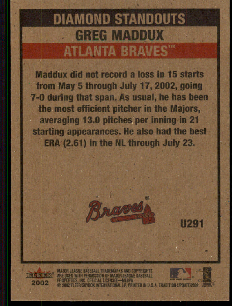 2002 Fleer Tradition Update Baseball "Main Set" Base Cards #U201 to #U400 - Picture 171 of 376