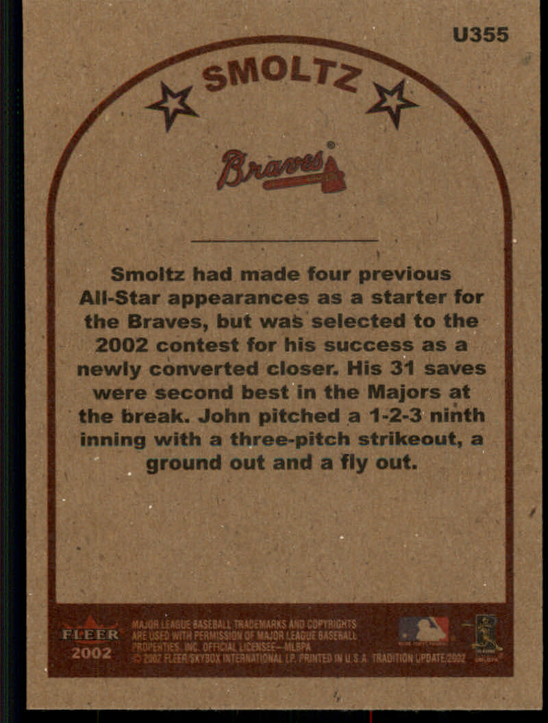 2002 Fleer Tradition Update Baseball "Main Set" Base Cards #U201 to #U400 - Picture 289 of 376