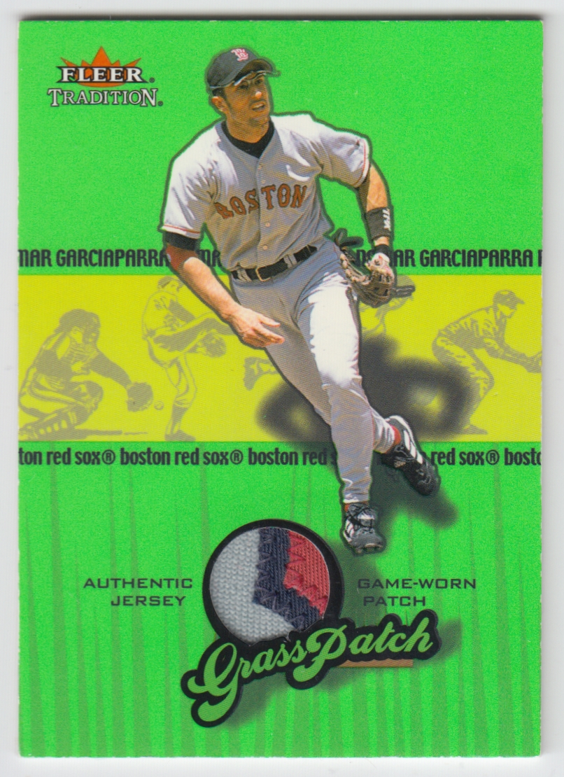 2002 Fleer Tradition Update Grass Patch #3 Nomar Garciaparra