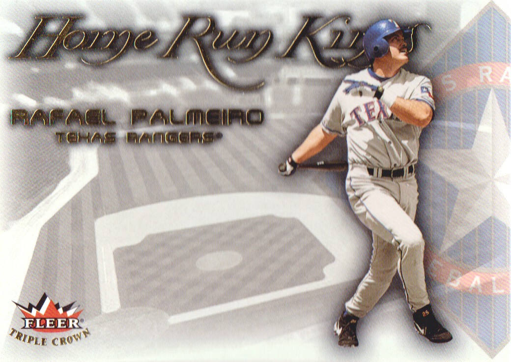 2002 Fleer Triple Crown Home Run Kings #16 Rafael Palmeiro