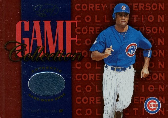 2002 Leaf Game Collection #CPS Corey Patterson Shoes SP/25