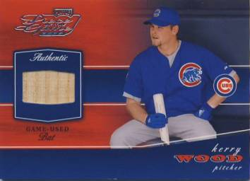 2002 Playoff Piece of the Game Materials #45A Kerry Wood Bat