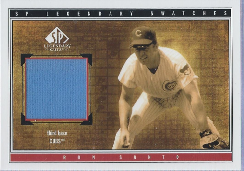 2002 SP Legendary Cuts Game Swatches #SRSA Ron Santo