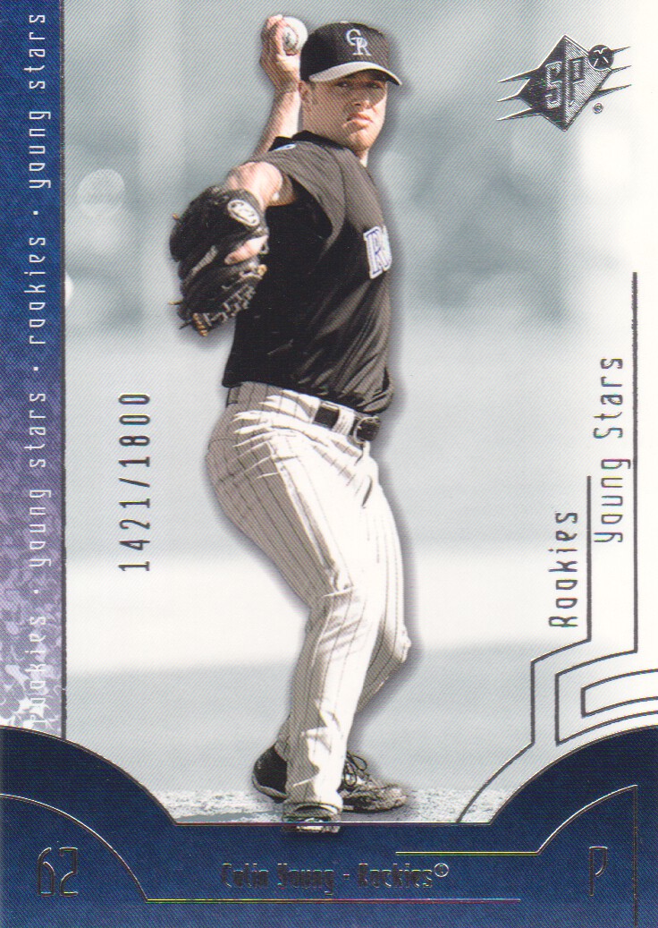 2002 SPx #106A Colin Young YS RC