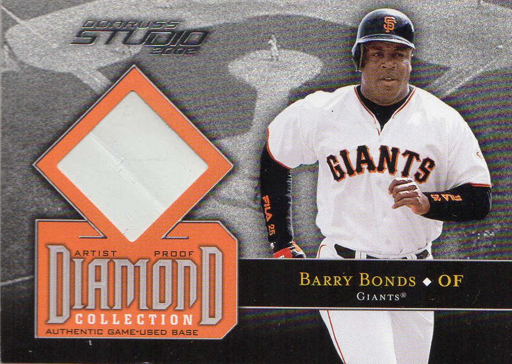 2002 Studio Diamond Collection Artist's Proofs #7 Barry Bonds Base/200